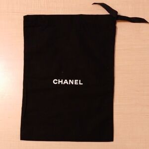 🆕 Chanel Black Travel Dust Bag Pouch Case